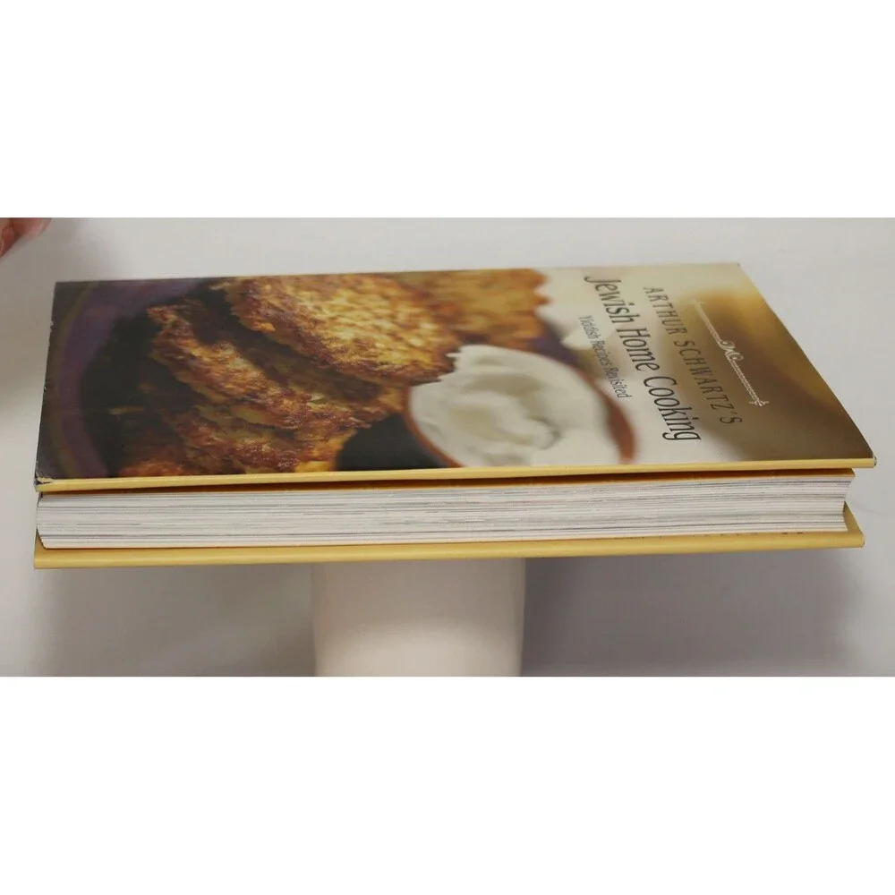 Arthur Schwartz's JEWISH HOME COOKING Yiddish Recipes Revisited HC/DJ Cookbook